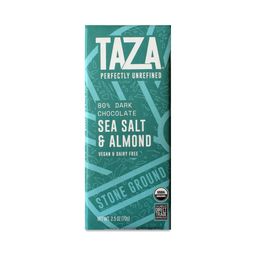 Organic Sea Salt & Almond Chocolate Bar