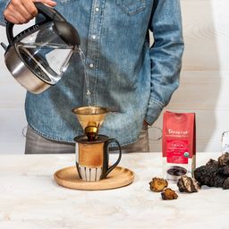 Mushroom Herbal Coffee, Chaga Ashwagandha Butterscotch Cream