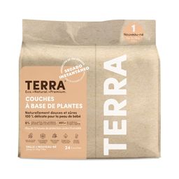 Plant-Based Diapers, Size 1 Newborn