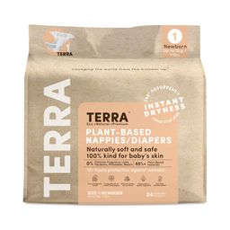Plant-Based Diapers, Size 1 Newborn