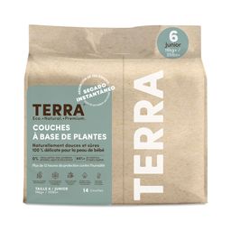 Plant-Based Diapers, Size 6 Junior