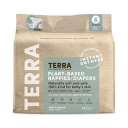Plant-Based Diapers, Size 6 Junior