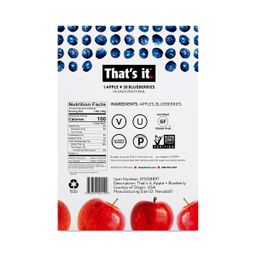 Fruit Bars, Apple and Blueberry