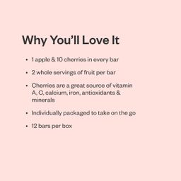 Fruit Bars, Apple and Cherry