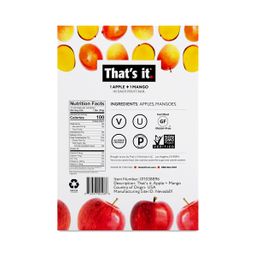 Fruit Bars, Apple and Mango