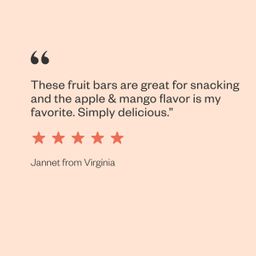 Fruit Bars, Apple and Mango