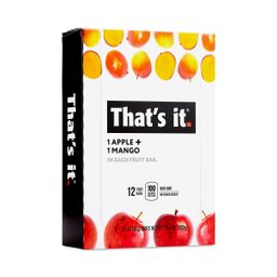 Fruit Bars, Apple and Mango