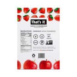 Fruit Bars, Apple and Strawberry