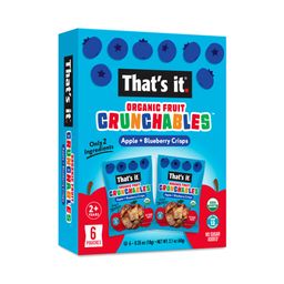 Fruit Crunchables, Apple & Blueberry Crisps