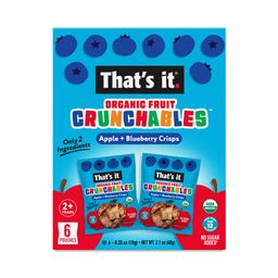 Fruit Crunchables, Apple & Blueberry Crisps