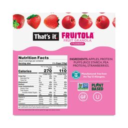 Fruitola Fruit Granola, Strawberry