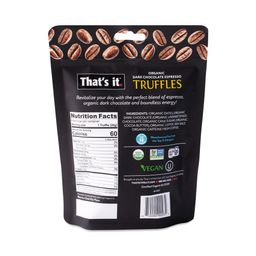 Organic Dark Chocolate Truffles, Espresso