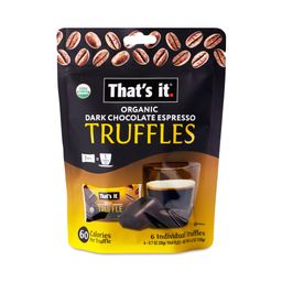 Organic Dark Chocolate Truffles, Espresso