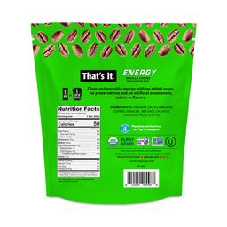 Organic Energy Mini Bars, Vanilla Coffee