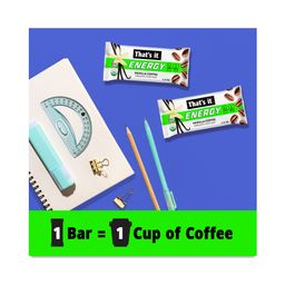 Organic Energy Mini Bars, Vanilla Coffee