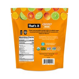 Organic Mini Energy Bars, Mango Lime Blends