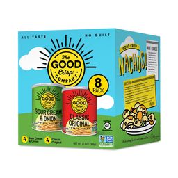Crisps, Original & Sour Cream & Onion Mini Canisters