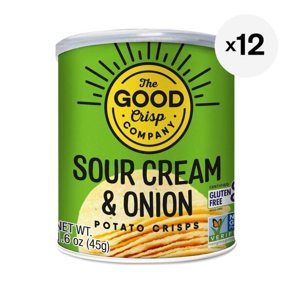 Crisps, Sour Cream and Onion Mini Canisters