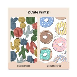 Club Box, Size 4, Donut Grow Up + Cactus Cuties