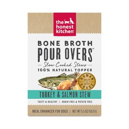 Bone Broth POUR OVERS™, Turkey & Salmon Stew Dog Food Topper