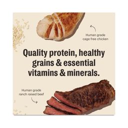 Essential Clusters Whole Grain Dry Dog Food, Beef & Chicken