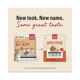 Wholemade Whole Grain Beef & Oat Dog Food, 10 lb