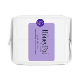 100% Organic Cotton Cover Overnight Pads with Wings, Cooling Herbs