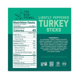 Turkey Sticks, Lightly Peppered