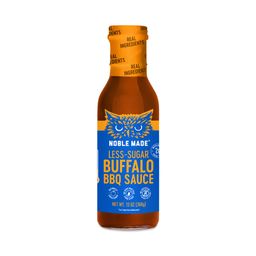Noble Made BBQ Sauce, Less-Sugar Buffalo