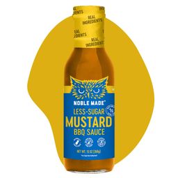 Noble Made BBQ Sauce, Less-Sugar Mustard