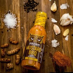 Noble Made BBQ Sauce, Less-Sugar Mustard
