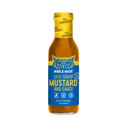 Noble Made BBQ Sauce, Less-Sugar Mustard