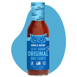 Noble Made BBQ Sauce, Less-Sugar Original