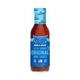 Noble Made BBQ Sauce, Less-Sugar Original