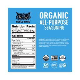 Noble Made Seasoning, Organic All-Purpose