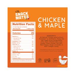 Snack Mates Sticks, Chicken & Maple, Value Pack