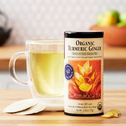 Organic Turmeric Ginger Green Tea