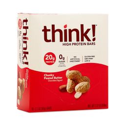 High Protein Bars, Chunky Peanut Butter