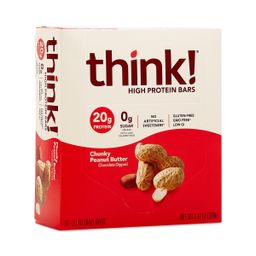 High Protein Bars, Chunky Peanut Butter