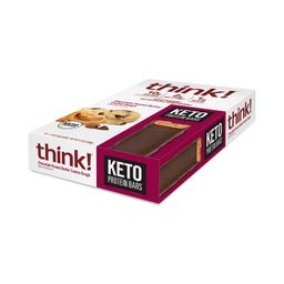 Keto Protein Bars, Chocolate Peanut Butter Cookie Dough