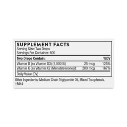 Vitamin D + K2 Drops