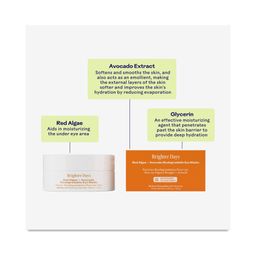 Brighter Days, Red Algae + Avocado Biodegradable Eye Masks
