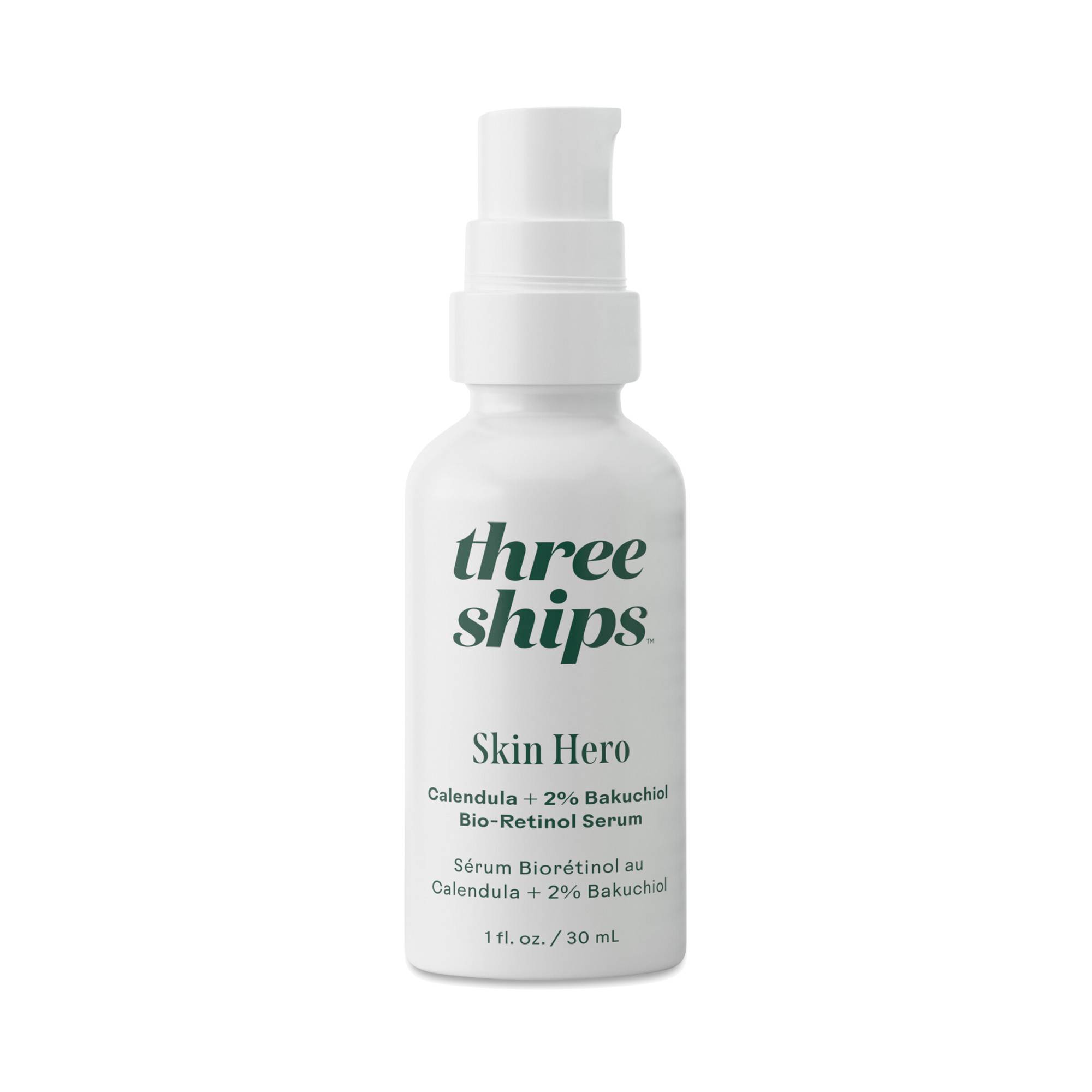 Skin Hero, Calendula + 2% Bakuchiol Bio-Retinol Serum