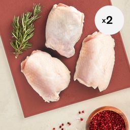 Organic Bone in Chicken Thighs, 2 Pack