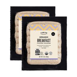 Organic Breakfast Chicken Sausage, 2-pack