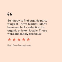 Organic Chicken Party Wings, 2 Pack