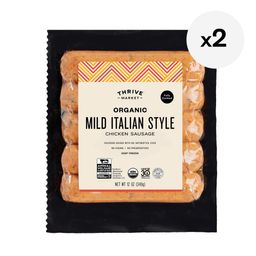 Organic Mild Italian Style Chicken Sausage, 2-pack