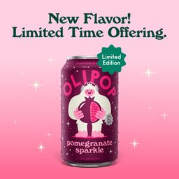 Prebiotic Soda, Pomegranate Sparkle