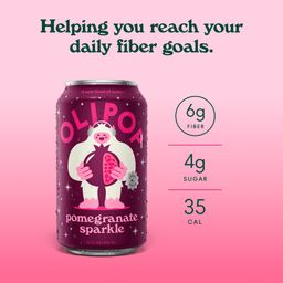 Prebiotic Soda, Pomegranate Sparkle