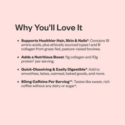 Grass-Fed Collagen Peptides, Mocha Caramel